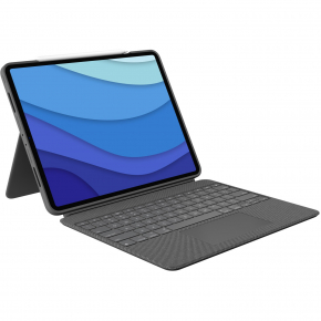 Logitech Combo Touch Tastatur Trackpad Apple iPad 12,9 (5. Gen.) Gray