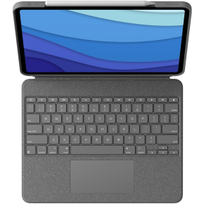 Logitech Combo Touch Tastatur Trackpad Apple iPad 12,9 (5. Gen.) Gray