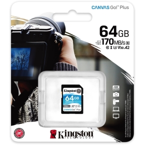 CARD 64GB Kingston Canvas Go! Plus SDXC 170MB/s