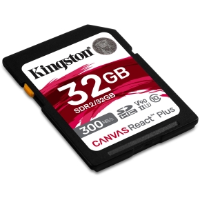 CARD 32GB Kingston Canvas React Plus SDXC 300MB/s