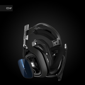 Logitech Astro A40 TR For PS4 headset full size wired 3.5 mm jack black blue