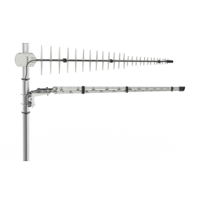 Poynting Antennas LTE/GSM Mast A-LPDA-0092 silber SMA (M) LoRa Helium 11dbi Yagi/Mast SMA -Male 7m Kabel