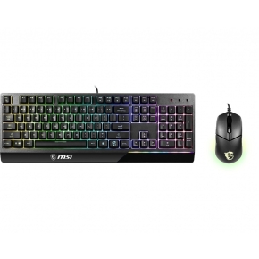 MSI Vigor GK30 Combo Gaming Keyboard Vigor GK30 QWERTZ + Gaming Mouse Clutch GM11 black