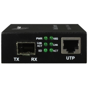 NET Z ALLNET Medienkonverter 10GBASE-T auf 10GBASE-SX/LX Single-/Multimode SFP+ Mini-GBIC Anschluss ALL-MC109-SFP+