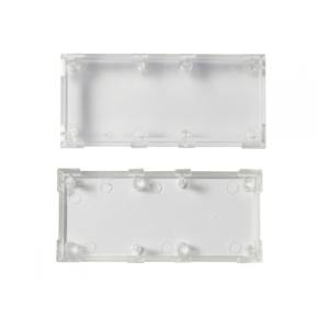 ALLNET BrickRknowledge Kunststoffschale 2x1 transparent oben und unten 10er Pack