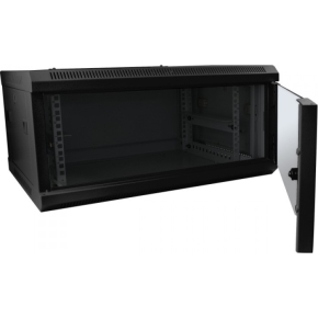 ALLNET Netzwerkschrank 19 9HE 1-teilig T450mm Schwarz SMC-Serie