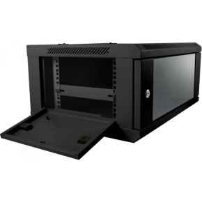 ALLNET Netzwerkschrank 19 9HE 1-teilig T450mm Schwarz SMC-Serie