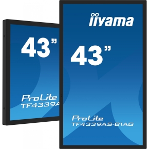 IIYAMA 108cm (43) TF4339AS-B1AG 16:9 M-Touch 2xHDMI+DP+USB