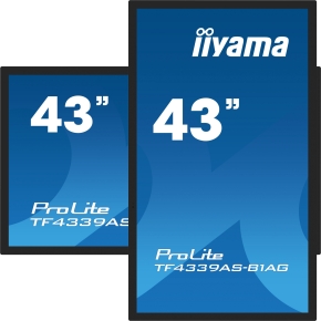 IIYAMA 108cm (43) TF4339AS-B1AG 16:9 M-Touch 2xHDMI+DP+USB
