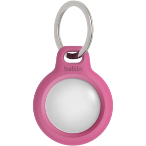 Belkin Secure Holder Schlüsselanhänger für Apple AirTag, pink