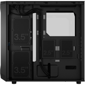 Midi Fractal Design Focus 2 RGB Black Window