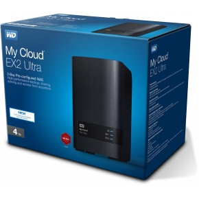 3,5 4TB WD My Cloud EX2 Ultra (HDD 2TBx2)