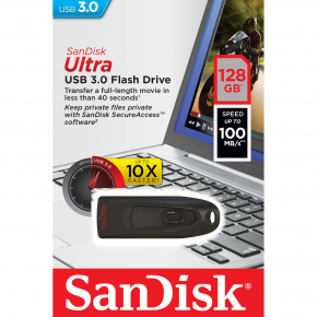 STICK 128GB USB 3.0 SanDisk Ultra black
