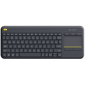 Logitech K400 Plus wireless Touch black QWERTZ DE