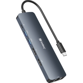 Sandberg 136-43 USB-C 6-in-1 PD 100W 8K DisplayDock