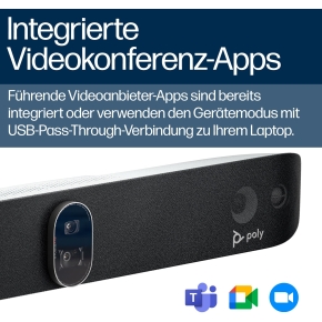 HP Poly Studio X72 & TC10 All-in-one 4K Video Konferenz (EU)