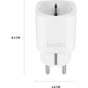 Hombli smarte Steckdose EU, weiß