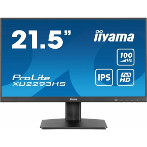 55,9cm/22 (1920x1080) Iiyama ProLite XU2293HS-B6 16:9 FHD IPS 1ms 100Hz HDMI DP Speaker Black