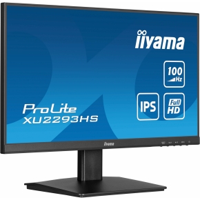 55,9cm/22 (1920x1080) Iiyama ProLite XU2293HS-B6 16:9 FHD IPS 1ms 100Hz HDMI DP Speaker Black