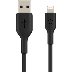 Belkin Lightning Lade/Sync Kabel PVC mfi zertifiziert 1m black