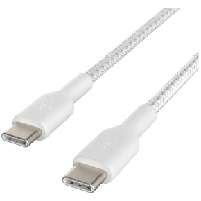 Belkin geflochtenes USB-C / USB-C-Kabel 2m, weiss