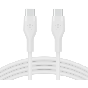 Belkin Flex USB-C/USB-C Kabel, Schnellladen bis 60W, 2m, weiß