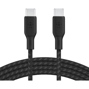 Belkin BOOST CHARGE USB-C/USB-C Kabel, bis 100 W, 2m, schwarz