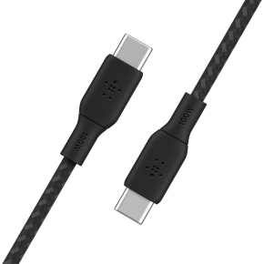 Belkin BOOST CHARGE USB-C/USB-C Kabel, bis 100 W, 2m, schwarz