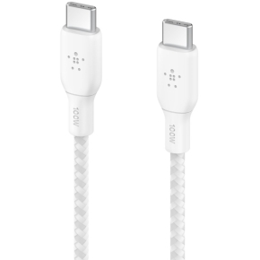 Belkin BOOST CHARGE USB-C/USB-C Kabel, bis 100 W, 2m, weiß