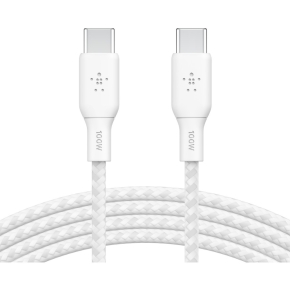 Belkin BOOST CHARGE USB-C/USB-C Kabel, bis 100 W, 2m, weiß