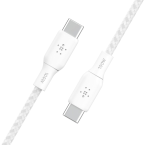 Belkin BOOST CHARGE USB-C/USB-C Kabel, bis 100 W, 2m, weiß