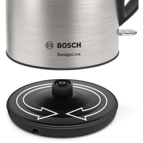 Bosch Wasserkocher 1,7 l *Edelstahl/schwarz*