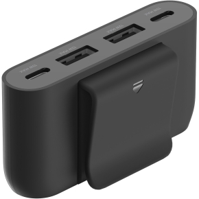 Belkin 4-Port USB-Splitter 2x USB-C,2xUSB-A, max.30 W, schwarz