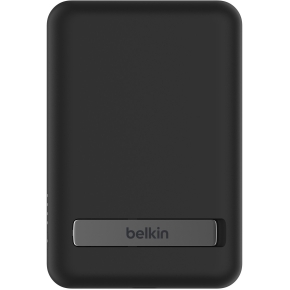 Belkin Magn. drahtlose Powerbank, Standfuß, 5.000 mAh, schwarz