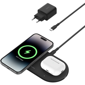 Belkin BOOST CHARGE PRO 2in1 Ladepad Qi2 15 Watt, schwarz