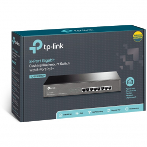 TP-Link SG1008MP - 8-Port Gigabit Switch with 8-Port PoE+
