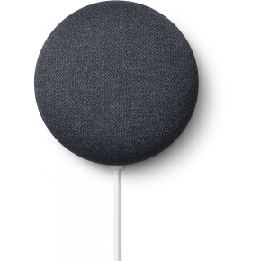 Google Nest Mini Gen 2 - Google Assistant , Rund - charcoal, Chromecast , Android, IOS, 9cm