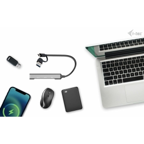 D I-TEC USB-A/USB-C 4 PORT HUB