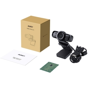 Aukey PC-LM3 Stream Series Autofocus Full HD Webcam with 1/3-CMOS Sensor black