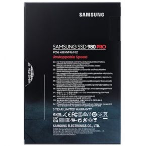 M.2 2TB Samsung 980 PRO NVMe PCIe 4.0 x 4 retail