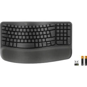 Logitech Wave Keys Bluetooth black QWERTZ DE