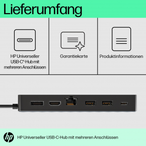 D HP universal USB-C multiport HUB