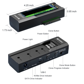 Sandberg 136-49 USB-C 3.2 Kloner und DockingStation für M2/NVMe/SATA