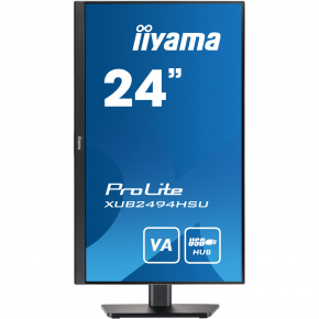 24/60,5cm (1920x1080) iiyama ProLite XUB2494HSU-B2 16:9 4ms HDMI Displayport VESA Pivot Speaker FullHD Black