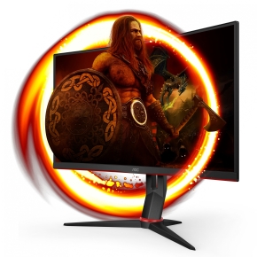 68,6cm/27 (1920x1080) AOC C27G2ZU/BK Gaming Curved 16:9 0,5ms 240Hz 2xHDMI DisplayPort VESA Lift Speaker Full HD Black Red