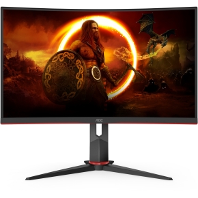 68,6cm/27 (1920x1080) AOC C27G2ZU/BK Gaming Curved 16:9 0,5ms 240Hz 2xHDMI DisplayPort VESA Lift Speaker Full HD Black Red