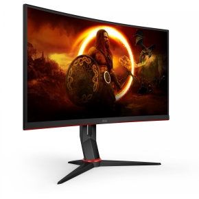 68,6cm/27 (1920x1080) AOC C27G2ZU/BK Gaming Curved 16:9 0,5ms 240Hz 2xHDMI DisplayPort VESA Lift Speaker Full HD Black Red