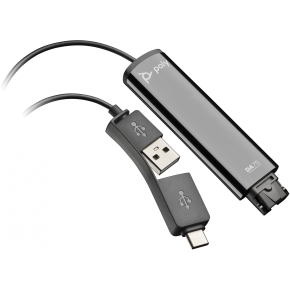 HP Poly DA75 Wideband QD auf USB-Adapter (USB-A & USB-C)