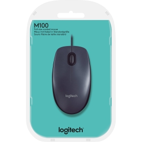 Logitech M100 black USB