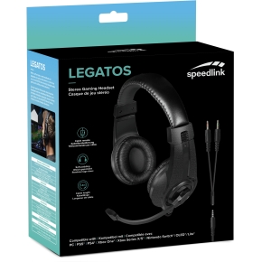 Speedlink Gaming Headset LEGATOS. PC/PS5/PS4/Xbox/Switch. bk retail